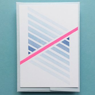 Postkarte mit Neonfarben. Onlineshop for Greetingcards and postcards with Neon. What About Neon. Printed in Zurich.
